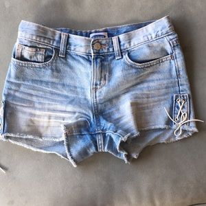 OLD NAVY WASHED DENIM SHORTS